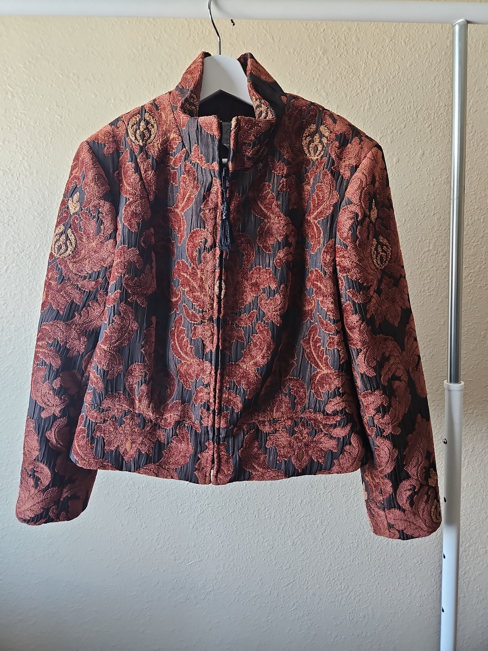 Vintage Earl Rutenberg Tapestry Jacket Size Large